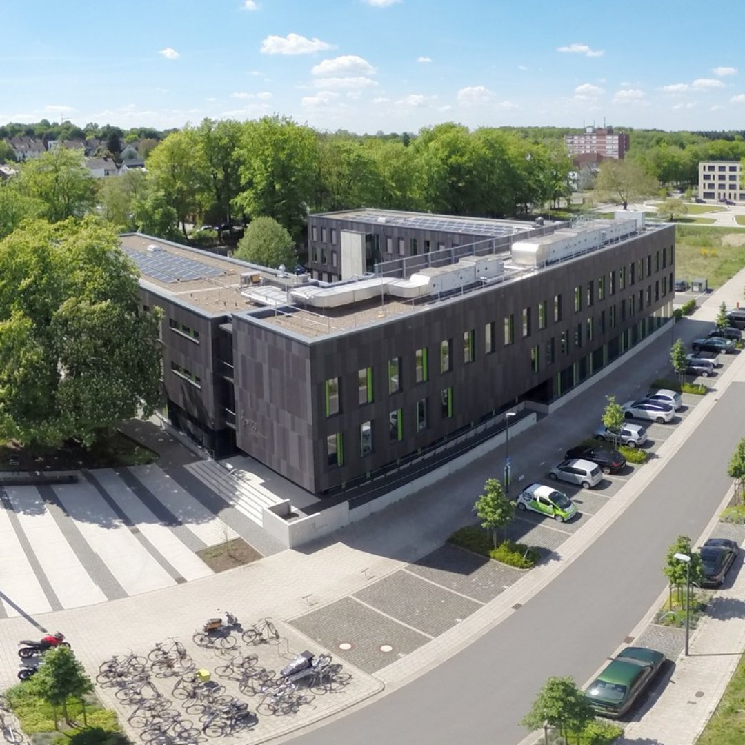 Headquarter der Fachkraft Schmiede in Osnabrück aus der Luft